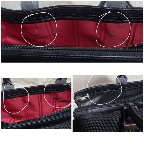 TUMI|Vintage Black Briefcase/Laptop Bag with Shoulder Strap - Picture 15 of 15